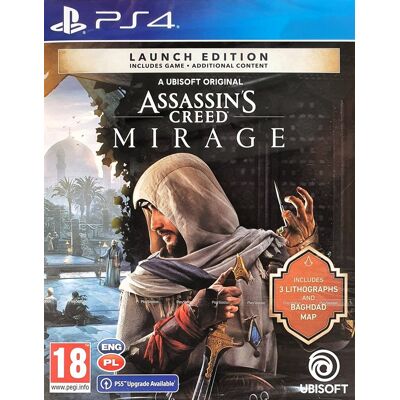 Ubisoft ASSASSIN'S CREED MIRAGE LAUNCH EDITION PLAYSTATION 4 PS4 Ubisoft ASSASSIN'S CREED MIRAGE LAUNCH EDITION PLAYSTATION 4 PS4