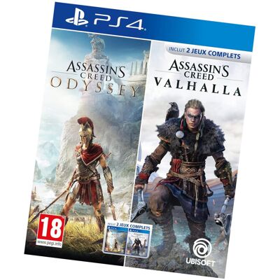 Ubisoft Assassin's Creed ODYSSEY + Assassin's Creed VALHALLA PS4 Ubisoft Assassin's Creed ODYSSEY + Assassin's Creed VALHALLA PS4