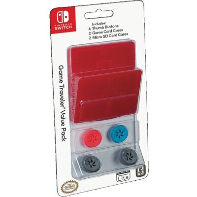 Bigben Interactive BIG BEN Switch, Etui na gry + nakładki na analogi Bigben Interactive BIG BEN Switch, Etui na gry + nakładki na analogi