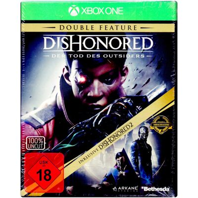 Bethesda Dishonored Death of the Outsider + Dishonored 2, Double Feature, Xbox One Bethesda Dishonored Death of the Outsider + Dishonored 2, Double Feature, Xbox One