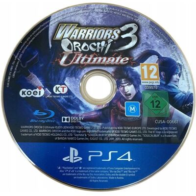 Konami Gra WARRIORS OROCHI 3 ULTIMATE Sony PlayStation 4 PS4 PS5 Konami Gra WARRIORS OROCHI 3 ULTIMATE Sony PlayStation 4 PS4 PS5