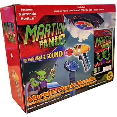 Funbox Media Nintendo Switch Martian Panic Game And Blaster Gun Bundle GAME Funbox Media Nintendo Switch Martian Panic Game And Blaster Gun Bundle GAME
