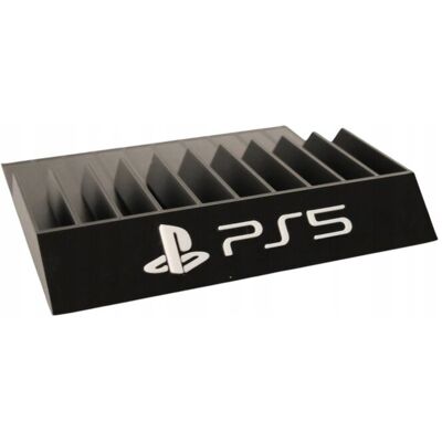 Inny producent Podstawka stojak na gry - na 10 gier do PS5 PS4 PS3 - Czarny Inny producent Podstawka stojak na gry - na 10 gier do PS5 PS4 PS3 - Czarny