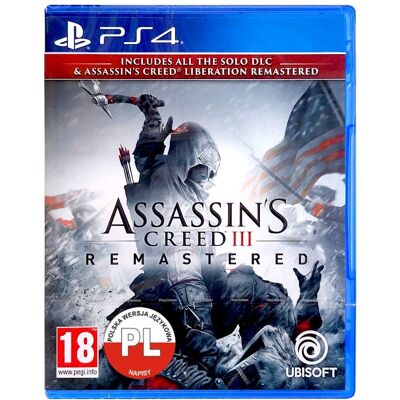 Ubisoft PS4 Assassins Creed III Remaster + Assassins Creed Liberation Remastered Ubisoft PS4 Assassins Creed III Remaster + Assassins Creed Liberation Remastered