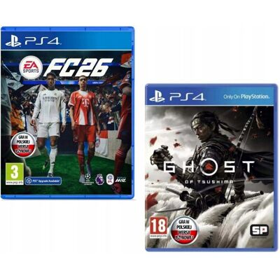 Electronic Arts Zestaw EA Sports FC 26 + Ghost of Tsushima PS4 Polski dubbing NOWE Electronic Arts Zestaw EA Sports FC 26 + Ghost of Tsushima PS4 Polski dubbing NOWE