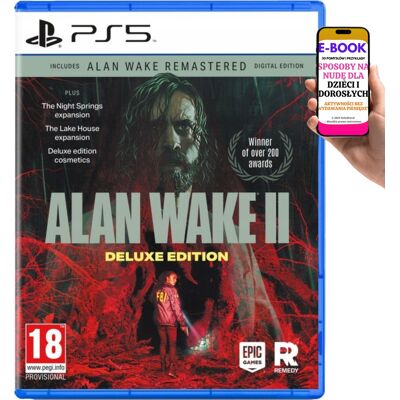 Epic Games Alan Wake 2 Deluxe na PS5 na Prezent dla Gracza + E-BOOK-3 Epic Games Alan Wake 2 Deluxe na PS5 na Prezent dla Gracza + E-BOOK-3