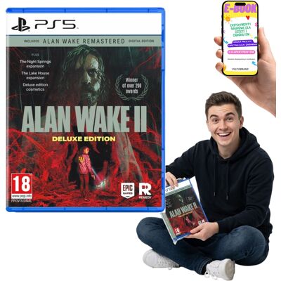 Epic Games Alan Wake II Deluxe PS5 Gra Pudełkowa PL Napisy + E-BOOK Epic Games Alan Wake II Deluxe PS5 Gra Pudełkowa PL Napisy + E-BOOK