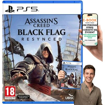 Ubisoft Assassin's Creed Black Flag Resynced PlayStation 5 Piracka Przygoda Prezent Na Urodziny + E-BOOK-1 Ubisoft Assassin's Creed Black Flag Resynced PlayStation 5 Piracka Przygoda Prezent Na Urodziny + E-BOOK-1