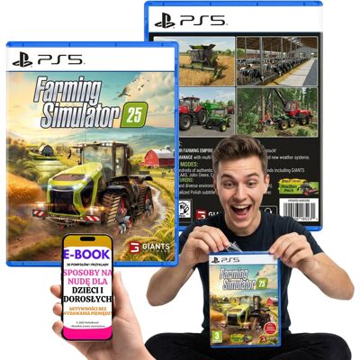GIANTS Software Farming Simulator 25 na PS5 Blu-ray na Prezent + E-BOOK-3 GIANTS Software Farming Simulator 25 na PS5 Blu-ray na Prezent + E-BOOK-3