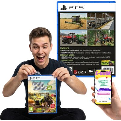 GIANTS Software Farming Simulator 25 PS5 Gra Pudełkowa PL + E-BOOK GIANTS Software Farming Simulator 25 PS5 Gra Pudełkowa PL + E-BOOK