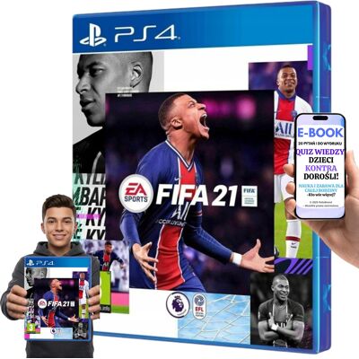 EA Sports FIFA 21 Gra Sportowa PS4 Ultimate Team Kariera +E-BOOK-2 EA Sports FIFA 21 Gra Sportowa PS4 Ultimate Team Kariera +E-BOOK-2