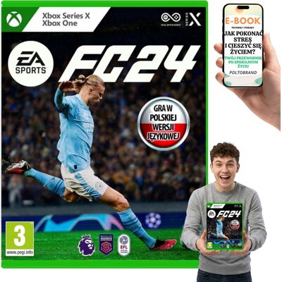 EA Sports FIFA 24 Xbox One Series X Polski Komentarz + E-BOOK-1 EA Sports FIFA 24 Xbox One Series X Polski Komentarz + E-BOOK-1
