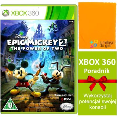 Microsoft Gra Dla Dzieci Xbox 360 Disney Epic Mickey 2 Ii The Power Of Two Przygody Microsoft Gra Dla Dzieci Xbox 360 Disney Epic Mickey 2 Ii The Power Of Two Przygody