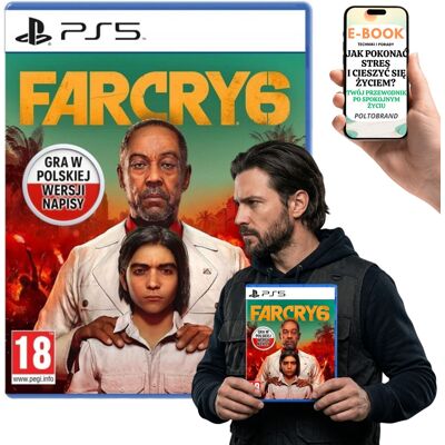 Ubisoft Gra Far Cry 6 PlayStation 5 Otwarty Świat Nowa +E-BOOK-1 Ubisoft Gra Far Cry 6 PlayStation 5 Otwarty Świat Nowa +E-BOOK-1