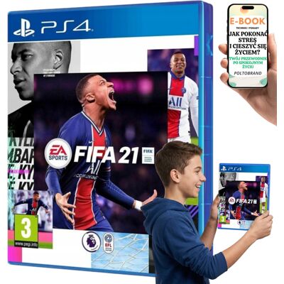 EA Sports Gra FIFA 21 PlayStation 4 Symulacja Piłki Nożnej +E-BOOK-1 EA Sports Gra FIFA 21 PlayStation 4 Symulacja Piłki Nożnej +E-BOOK-1