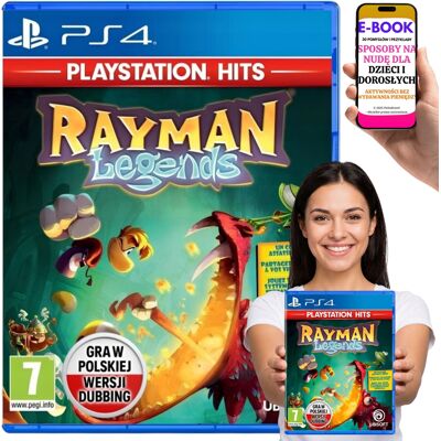 Ubisoft Gra PS4 PS5 Rayman Legends Oryginalna Płyta Nowa +E-BOOK-3 Ubisoft Gra PS4 PS5 Rayman Legends Oryginalna Płyta Nowa +E-BOOK-3