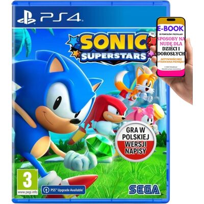 Sega Gra Ps4 Ps5 Sonic Superstars Oryginalna Płyta Nowa +e-Book-3 Sega Gra Ps4 Ps5 Sonic Superstars Oryginalna Płyta Nowa +e-Book-3