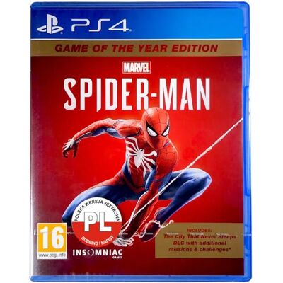 Insomniac Games Gra Ps4 Spider-Man Marvel Goty Insomniac Games Gra Ps4 Spider-Man Marvel Goty