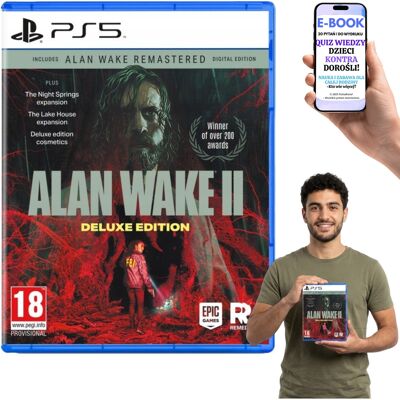 Epic Games Gra PS5 Alan Wake II Deluxe Nowa Thriller PL + E-BOOK-2 Epic Games Gra PS5 Alan Wake II Deluxe Nowa Thriller PL + E-BOOK-2