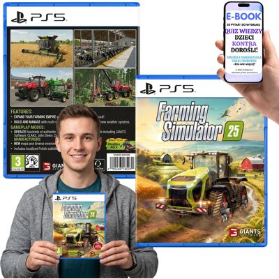 GIANTS Software Gra PS5 Farming Simulator 25 Symulator Rolniczy PL + E-BOOK-2 GIANTS Software Gra PS5 Farming Simulator 25 Symulator Rolniczy PL + E-BOOK-2