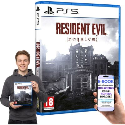 Capcom Gra PS5 Resident Evil Requiem Nowa Polskie Napisy + E-BOOK-2 Capcom Gra PS5 Resident Evil Requiem Nowa Polskie Napisy + E-BOOK-2