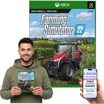 GIANTS Software Gra Xbox Farming Simulator 22 Nowa PL na Płycie + E-BOOK-2 GIANTS Software Gra Xbox Farming Simulator 22 Nowa PL na Płycie + E-BOOK-2