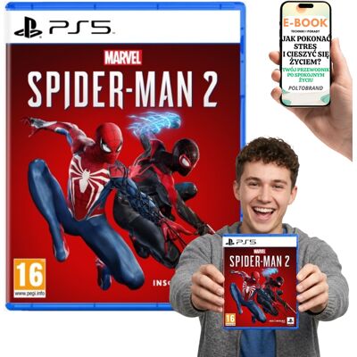 Insomniac Games Marvel Spider-Man 2 Playstation 5 Polski Dubbing + E-Book-1 Insomniac Games Marvel Spider-Man 2 Playstation 5 Polski Dubbing + E-Book-1