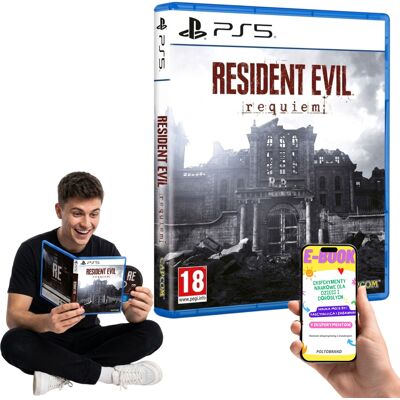 Capcom Resident Evil Requiem PS5 Gra Pudełkowa PL Napisy + E-BOOK Capcom Resident Evil Requiem PS5 Gra Pudełkowa PL Napisy + E-BOOK
