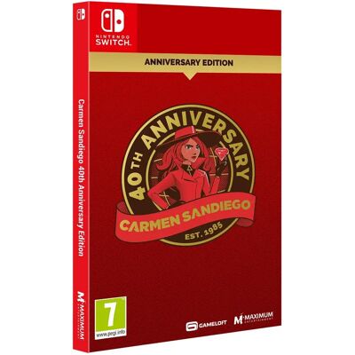 Maximum Games Switch Carmen Sandiego 40th Anniversary Edition Maximum Games Switch Carmen Sandiego 40th Anniversary Edition