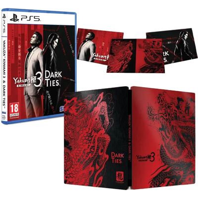 Sega Yakuza Kiwami 3 And Dark Ties (Steelbook Edition) Ps5 Sega Yakuza Kiwami 3 And Dark Ties (Steelbook Edition) Ps5