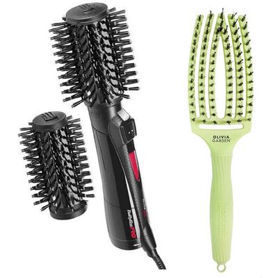 BaByliss PRO Rotating 800 Hot Air Styler BAB2770E + Olivia Garden Finger Brush Tropical Lime BaByliss PRO Rotating 800 Hot Air Styler BAB2770E + Olivia Garden Finger Brush Tropical Lime