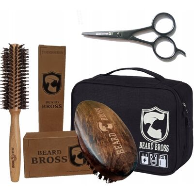 Beard Bross, Zestaw akcesoriów do brody, 6 szt. Beard Bross, Zestaw akcesoriów do brody, 6 szt.
