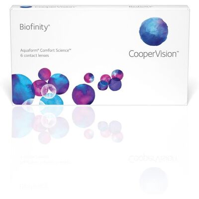 Cooper Vision Biofinity -10,00 - 6 Soczewki kontaktowe miesięczne Cooper Vision Biofinity -10,00 - 6 Soczewki kontaktowe miesięczne