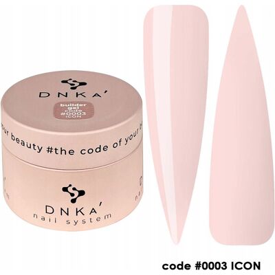 DNKA BUILDER GEL 0003 ICON 30 ml ŻEL BUDUJĄCY RÓŻ DNKA BUILDER GEL 0003 ICON 30 ml ŻEL BUDUJĄCY RÓŻ