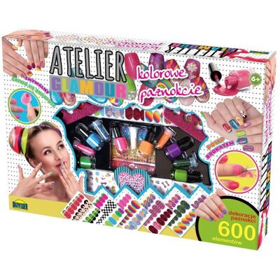 Dromader, Atelier Glamour Kolorowe paznokcie - zestaw do stylizacji manicure Dromader, Atelier Glamour Kolorowe paznokcie - zestaw do stylizacji manicure