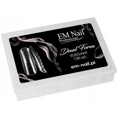 Górne formy EM Nail Dual Form Elegant 130szt Górne formy EM Nail Dual Form Elegant 130szt
