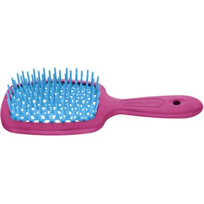Janeke, Superbrush Small, Szczotka do Rozczesywania Mała Rózowo - Niebieska 86SP234 FUX Janeke, Superbrush Small, Szczotka do Rozczesywania Mała Rózowo - Niebieska 86SP234 FUX