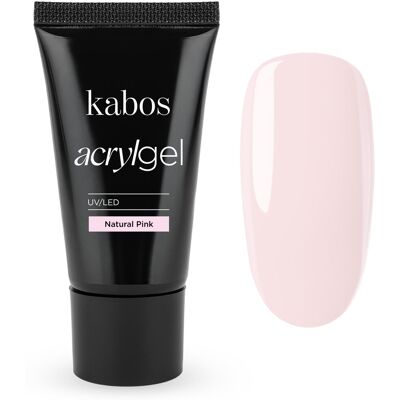 Kabos Akrylożel 2in1 jasny róż do przedłużania paznokci UV/LED naturalny różowy 30g Kabos Akrylożel 2in1 jasny róż do przedłużania paznokci UV/LED naturalny różowy 30g