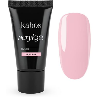 Kabos Akrylożel 2in1 jasny róż do przedłużania paznokci UV/LED różowy 30g Kabos Akrylożel 2in1 jasny róż do przedłużania paznokci UV/LED różowy 30g