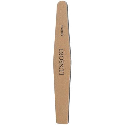 Lussoni, dwustronny pilnik do paznokci trapez 180/240, 10 szt. Lussoni, dwustronny pilnik do paznokci trapez 180/240, 10 szt.
