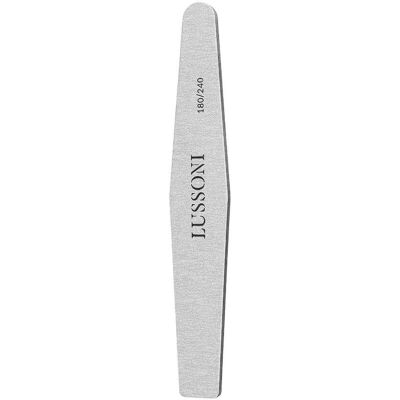 Lussoni, dwustronny pilnik do paznokci trapez 180/240, 25 szt. Lussoni, dwustronny pilnik do paznokci trapez 180/240, 25 szt.