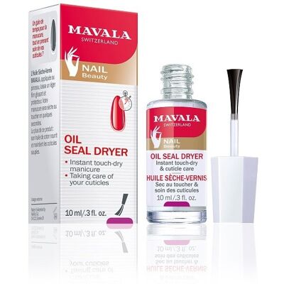 Schnuttacz do paznokci Mavala Oil Seal - Szybkie wysychanie - 10mL Schnuttacz do paznokci Mavala Oil Seal - Szybkie wysychanie - 10mL