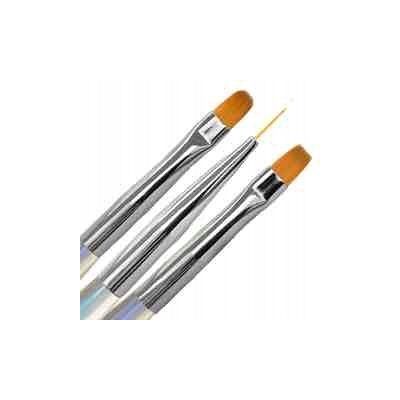 NAILSOFTHENIGHT Nail Art Brush - zestaw (3 pędzelki + etui) NAILSOFTHENIGHT Nail Art Brush - zestaw (3 pędzelki + etui)