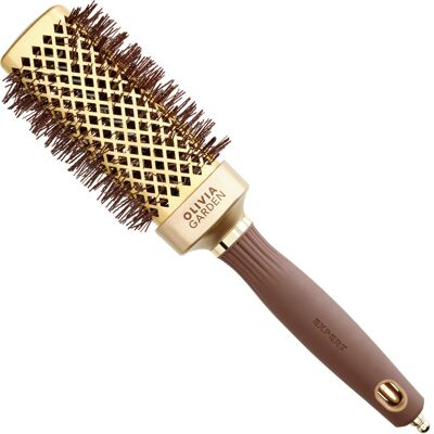 Olivia Garden Expert Blowout Straight Gold & Brown 40mm Szczotka Do Włosów Olivia Garden Expert Blowout Straight Gold & Brown 40mm Szczotka Do Włosów