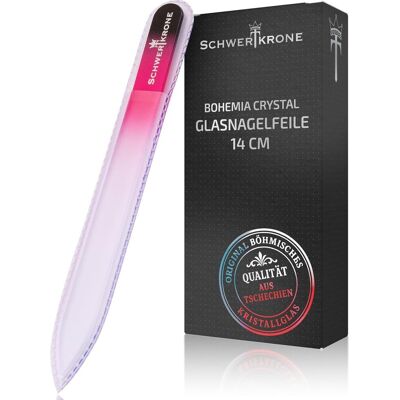 Pilnik do Paznokci Dwustronny Krystaliczny 14 Cm Połysk Manicure Pedicure Pilnik do Paznokci Dwustronny Krystaliczny 14 Cm Połysk Manicure Pedicure