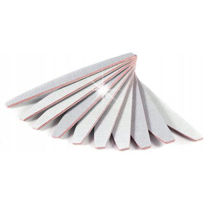 Pilnik do Paznokci Zestaw 100szt. Pilniczek Łódka Półksiężyc 100/180 Slim Pilnik do Paznokci Zestaw 100szt. Pilniczek Łódka Półksiężyc 100/180 Slim