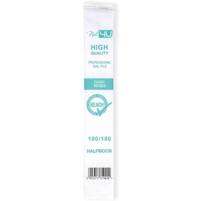 Pilniki Jednorazowe Nail4U 180/180 250 szt Pilniki Jednorazowe Nail4U 180/180 250 szt