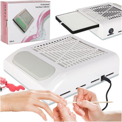Pochłaniacz Pyłu do Paznokci Manicure Pedicure 80W Bezworkowy Kasetowy Pochłaniacz Pyłu do Paznokci Manicure Pedicure 80W Bezworkowy Kasetowy
