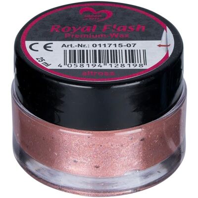 Royal Flash Premium Wax 25 Ml Metaliczny Efekt Mikro Brokatu (Stary Róż) Royal Flash Premium Wax 25 Ml Metaliczny Efekt Mikro Brokatu (Stary Róż)