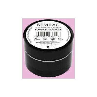 Semilac Semilac Builder Gel Cover Super Rose - Builder Gel Semilac Semilac Builder Gel Cover Super Rose - Builder Gel